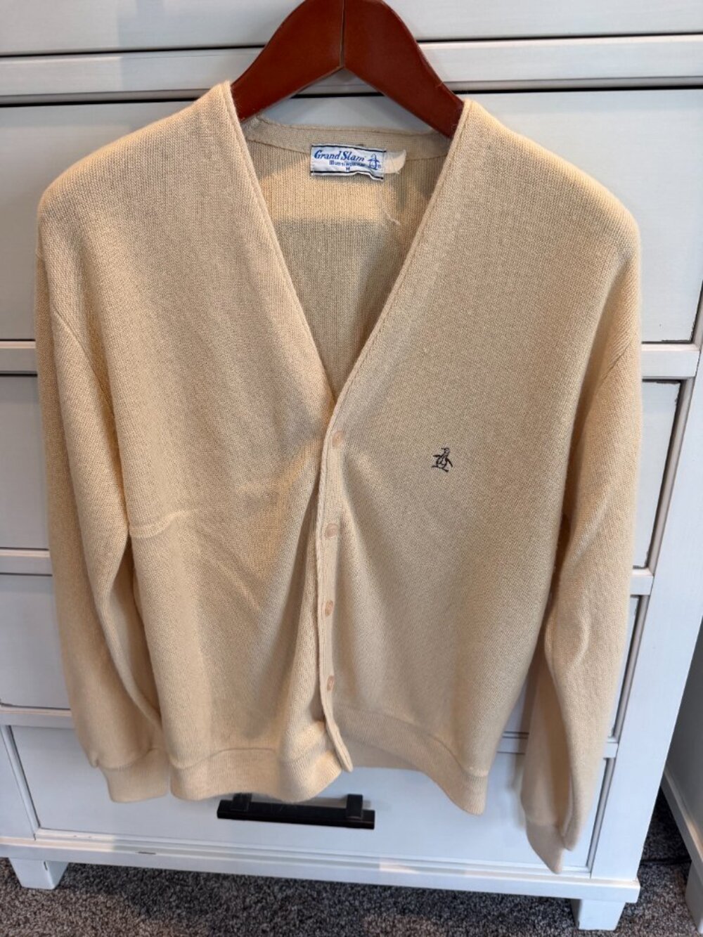 Grand Slam "Penguin" Vintage Cardigan.  Size medium. Excellent condition